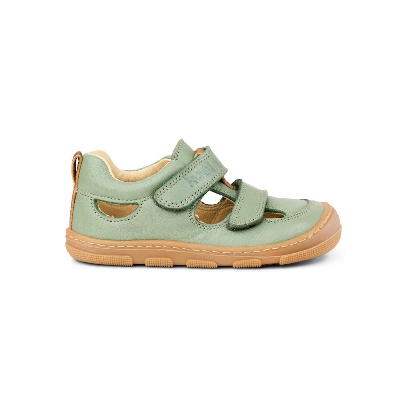 KOEL Kato W II Napa Olive – bequeme Barfuß-Sandale aus Leder