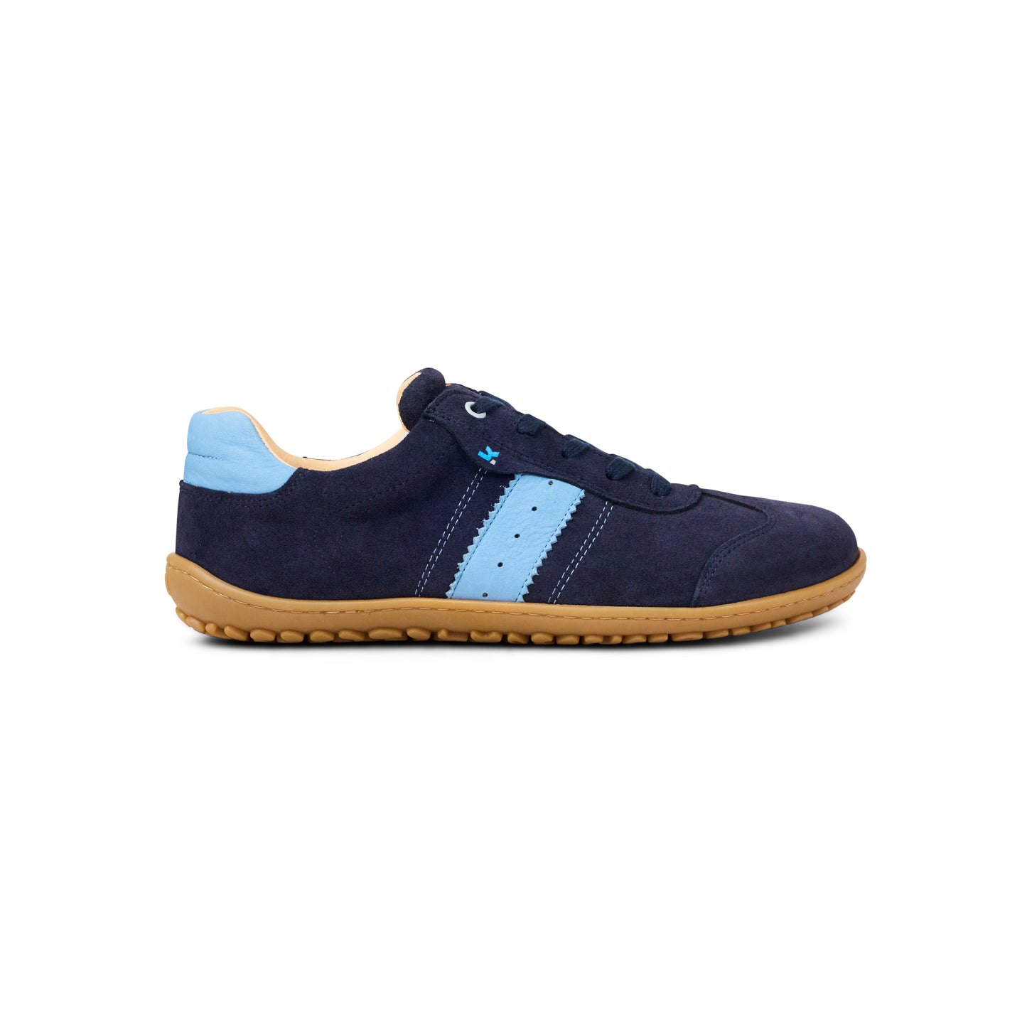 Nappa- und Veloursleder-Obermaterial des Koel Ilo Suede 3.0 Navy