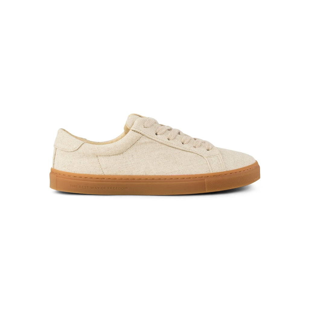 Koel Hazel Canvas Beige Barfußschuh für Erwachsene