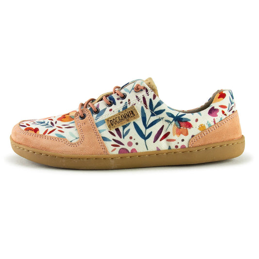 Leder- und Leinen-Obermaterial des Doghammer Terrar Urban Flower