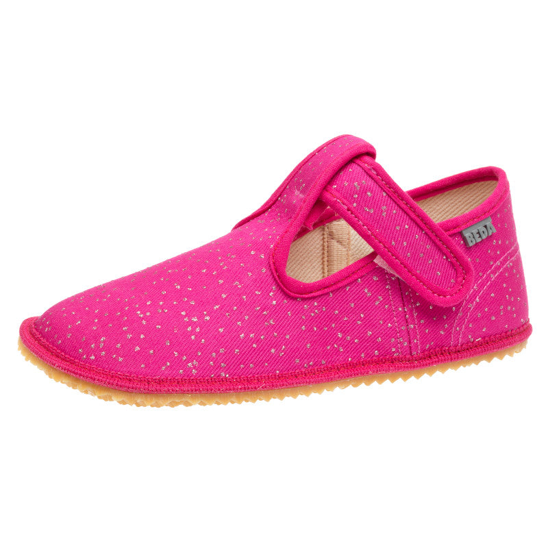 BEDA Hausschuhe V2 Pink Shine – leichter Barfuß-Hausschuh