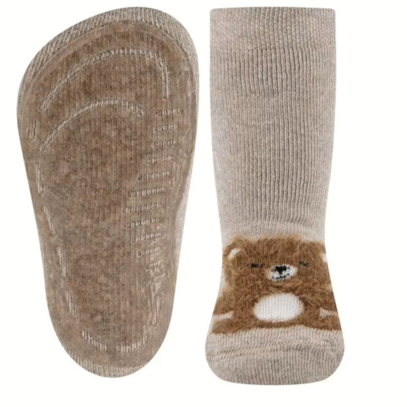 Ewers Stoppersocken Teddy Dunkelbeige