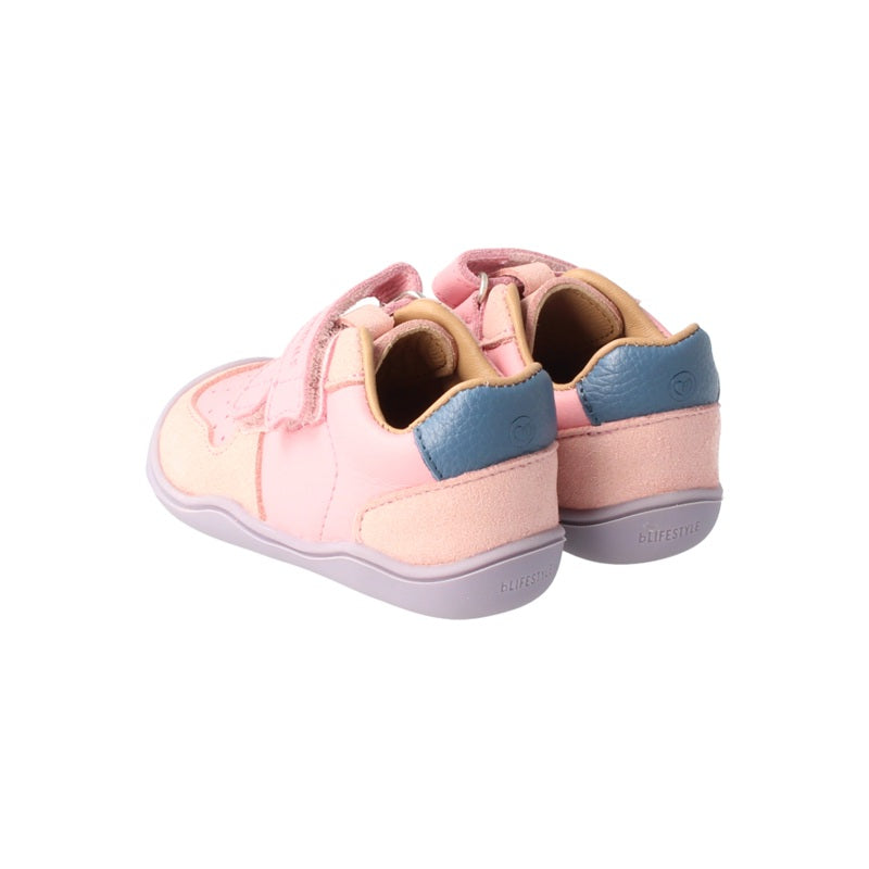 Doppelter Klettverschluss Baby Barfußschuh Wolkenrosa
