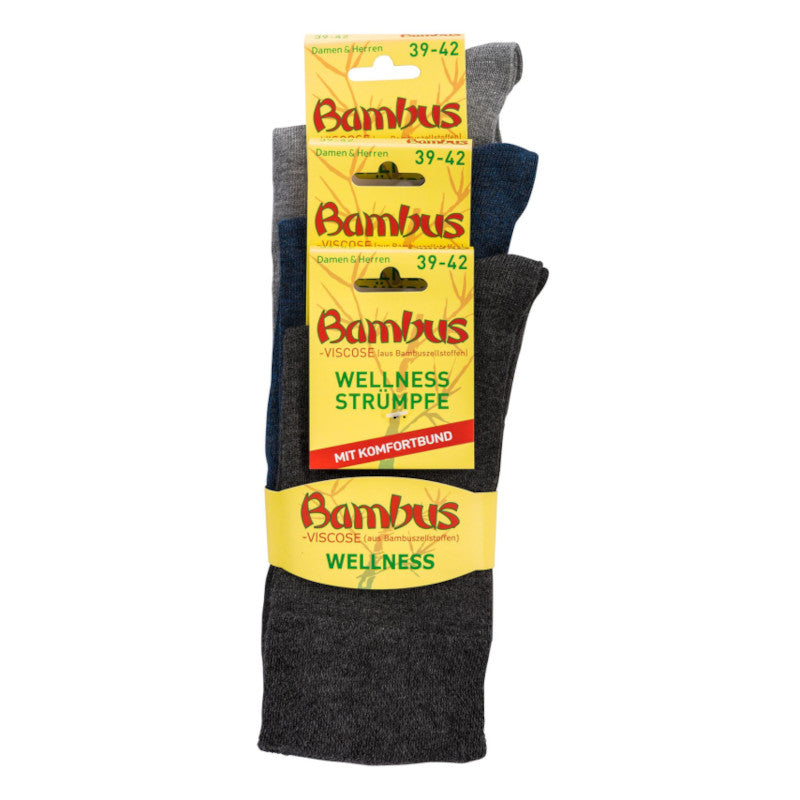 Bambus Socken 3er Pack Melange