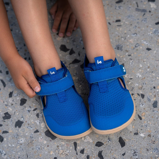 Kinder-Barfuß-Sandale Be Lenka Zest Kids Blue mit Klettverschluss