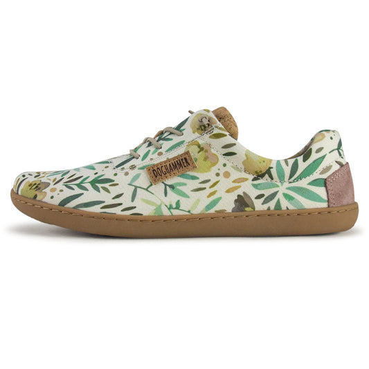 Veganer Barfußschuh aus Textil mit Korkeinlegesohle