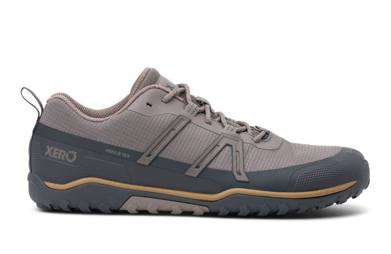 Robustes Ripstop-Obermaterial des Xero Shoes Scrambler Trail Low WP