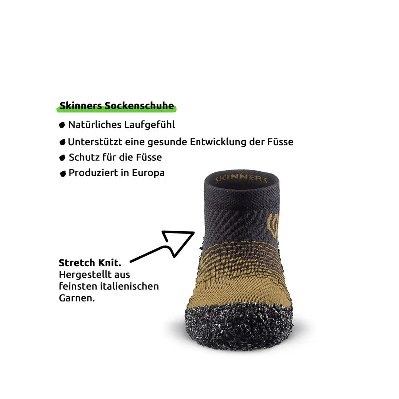 Skinners Sockenschuhe Kids 2.0 Moss