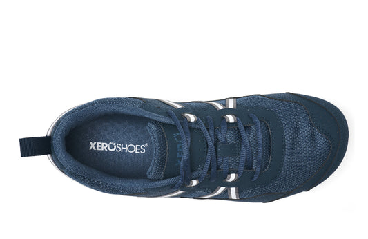 Atmungsaktives Mesh-Obermaterial des Xero Shoes Prio Vintage Indigo