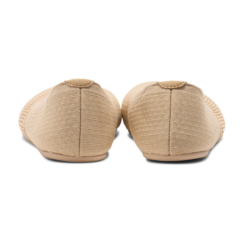 Xero Shoes Phoenix Knit Irish Cream – bequemer Barfuß-Ballerina aus Strick