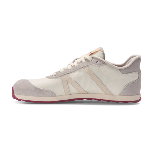 XERO SHOES Wynn Tan / Pink Sand / Red – retro-inspirierter Barfuß-Sneaker
