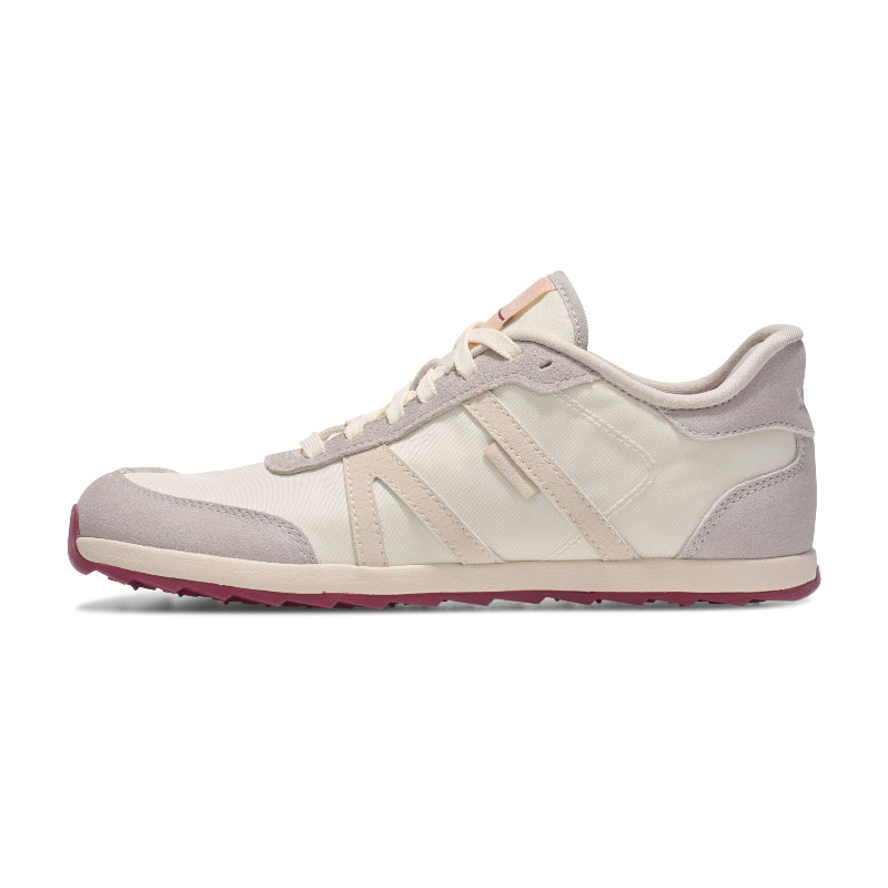 XERO SHOES Wynn Tan / Pink Sand / Red – retro-inspirierter Barfuß-Sneaker