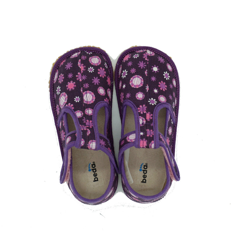 Beda Hausschuhe Slim Flowers