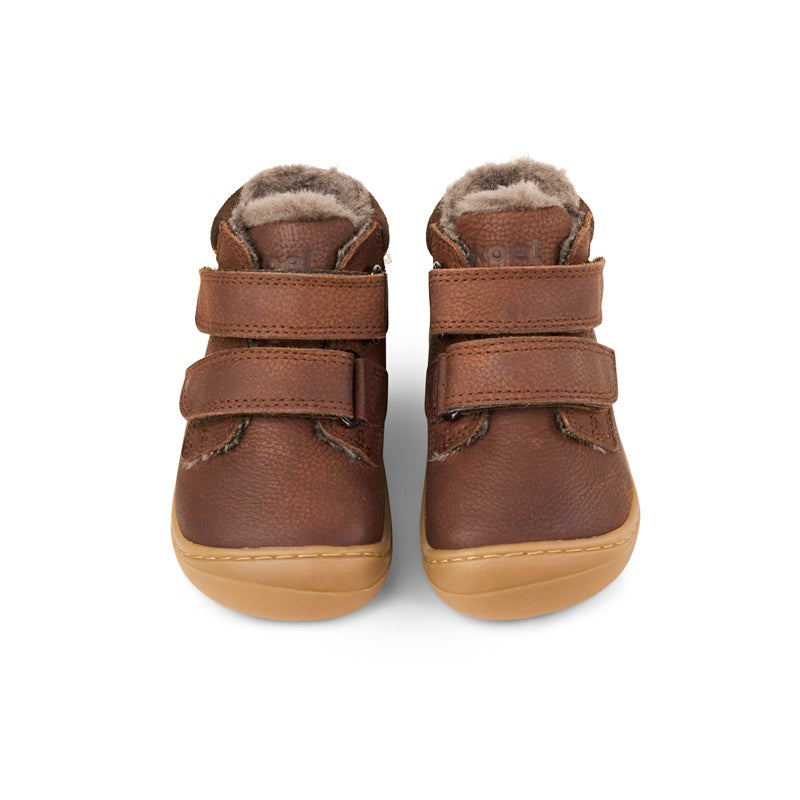 Warmer Barfußschuh aus Bio-Nappaleder