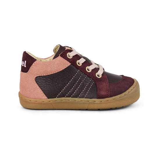 Koel Dion Suede Bordo Barfußschuh für Kinder