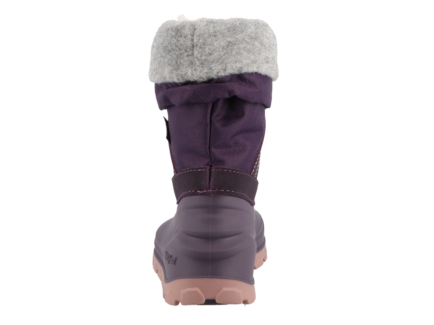 Lurchi Barefoot Joel Purple - wasserdicht, vegan, Canadian Boot-Style, Winterstiefel Kinder, hinten