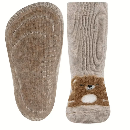 Ewers Stoppersocken Teddy Dunkelbeige