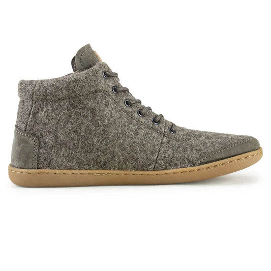 Hoher Barfußschuh Doghammer Terrar Wool High mit breiter Zehenbox