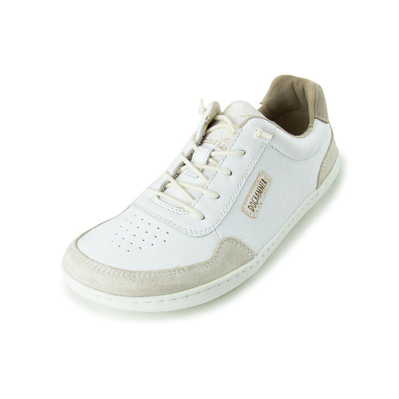 Doghammer Terrar Classic Offwhite Barfußschuh aus Leder