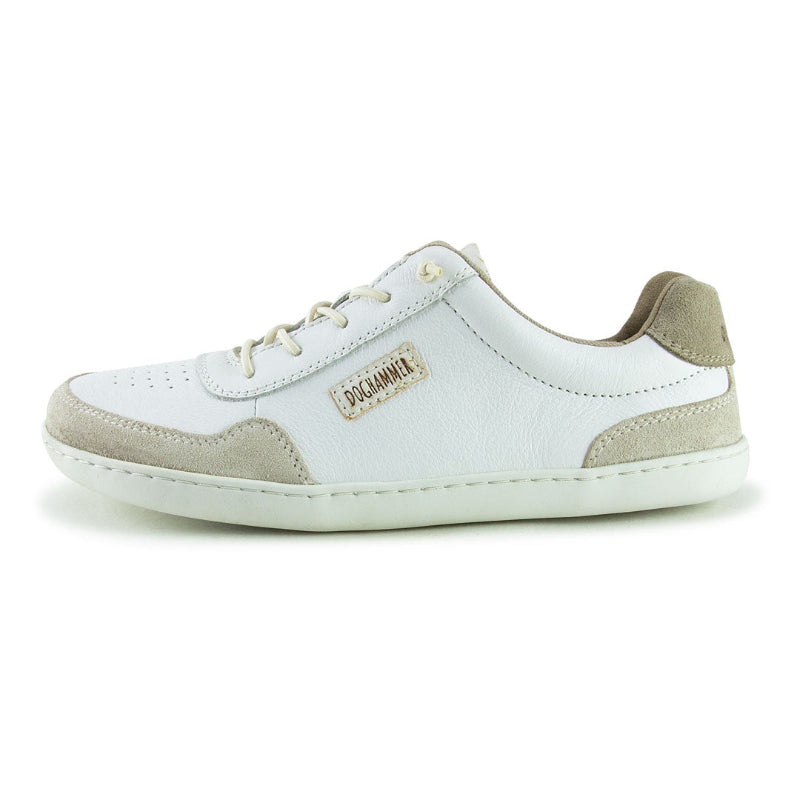Klassischer Barfußschuh Doghammer Terrar Classic Offwhite mit breiter Zehenbox