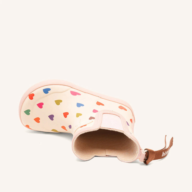 Baumwollfutter im Bisgaard barefoot Rubber Love Barfuß-Gummistiefel
