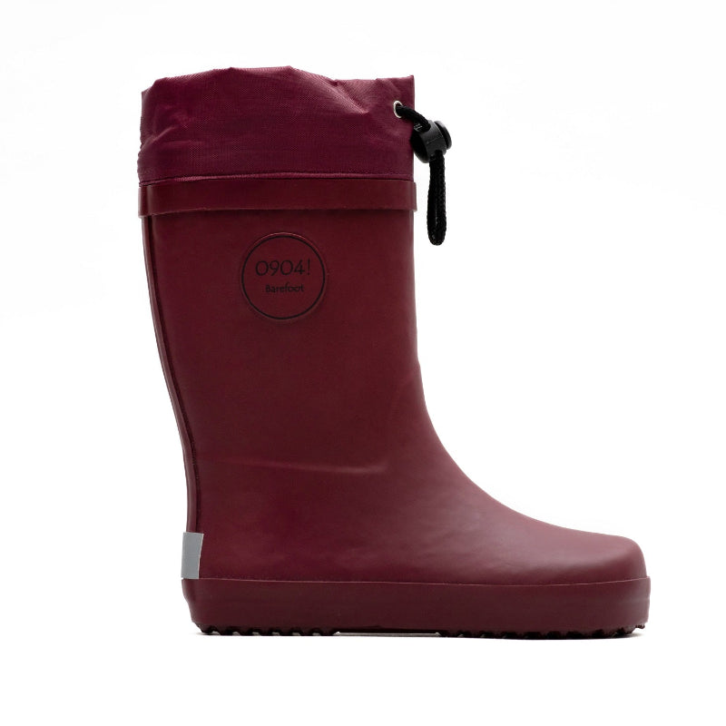 Gefütterter Barfuß-Gummistiefel aus Naturkautschuk