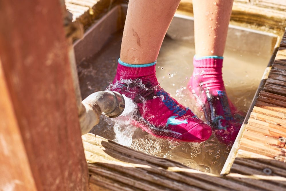 BEACHIES Kinder-Strandsocke Delfin Pink
