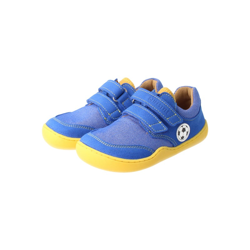 bLifestyle EidechseSTYLE Fußball – luftiger Leder-Barfußschuh