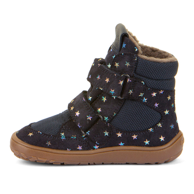 Froddo Barefoot Tex Winter Stars - Velourleder, Wolle, wasserdicht, Sternenmuster, Winterstiefel Kinder, Seite