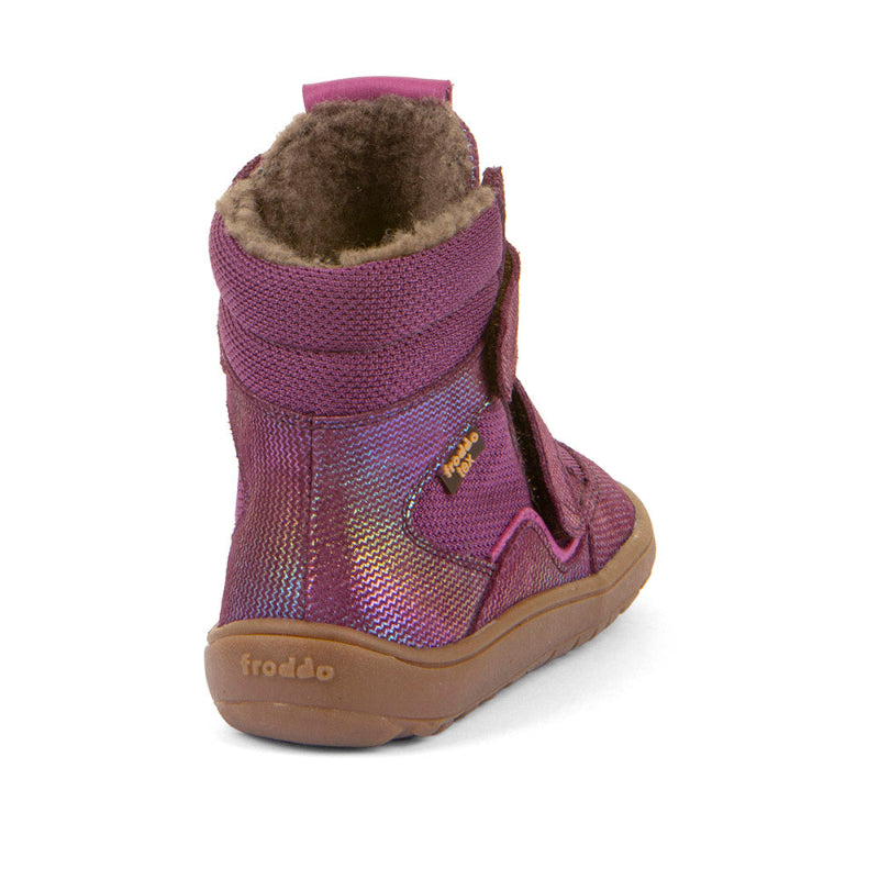 Froddo Barefoot Tex Winter Multicolor Kinderstiefel - warm, wasserdicht, Barfuß
