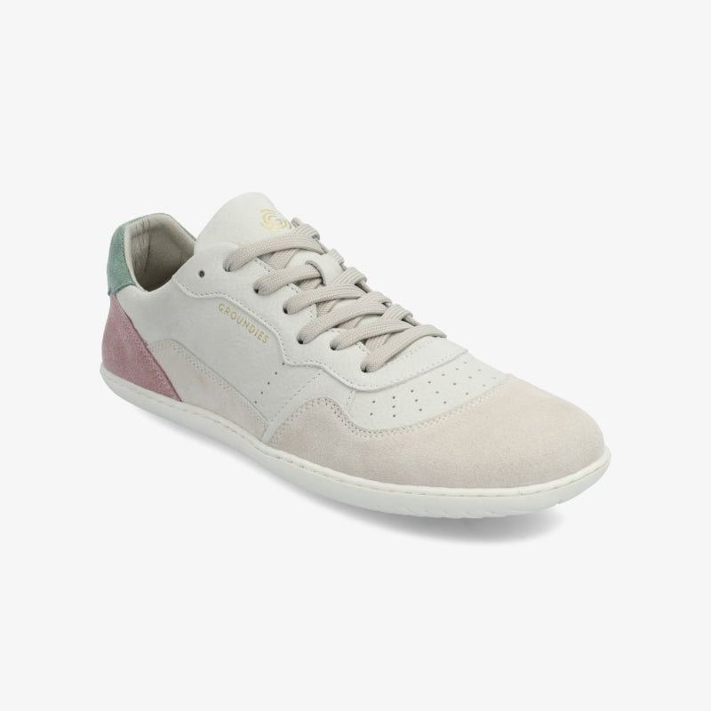 Groundies Nova GO1 Beige Pink Barfuß-Sneaker
