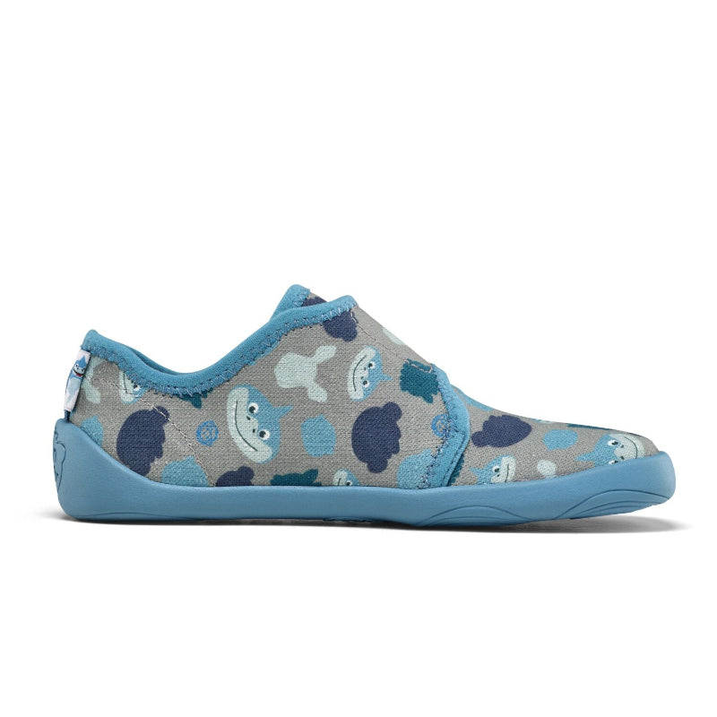 Affenzahn Slipper Cotton Movy Hai - Barfuß-Hausschuhe