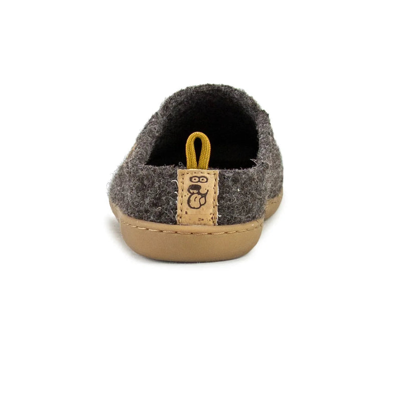 Bequemer Barfuß-Hausschuh Doghammer Terrar Dahoam Wool mit flexibler Sohle