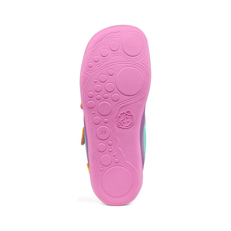 Flexible Sohle des Affenzahn Cotton Lucky Creative Tucan