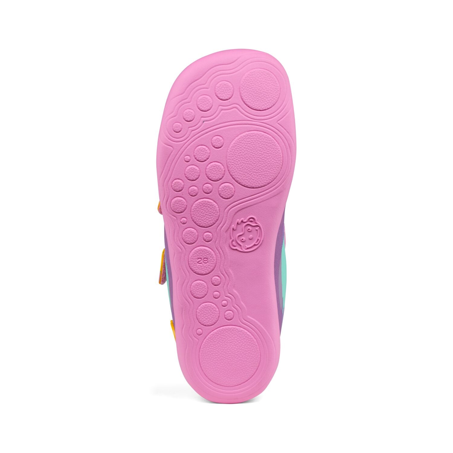 Flexible Sohle des Affenzahn Cotton Lucky Creative Tucan