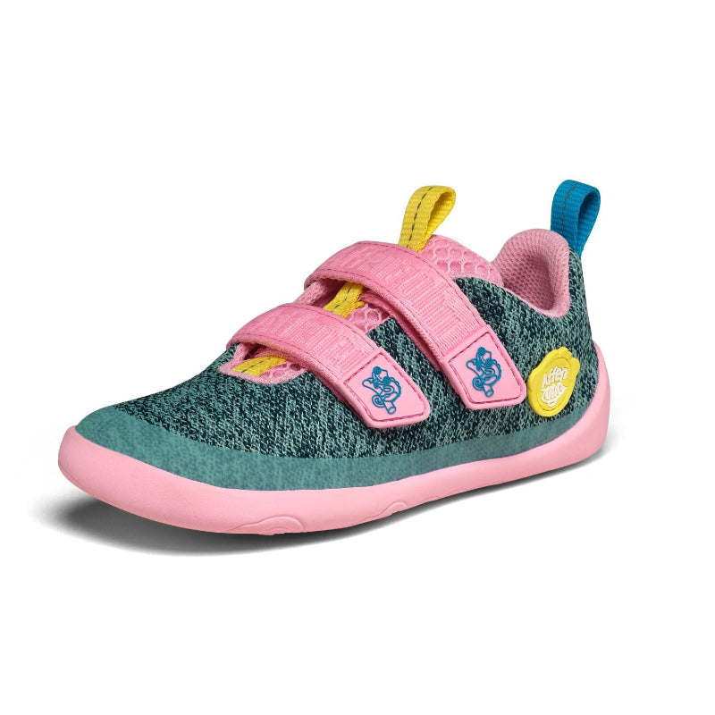 Leichter Kinder-Barfußschuh Affenzahn Knit Happy mit Klettverschluss