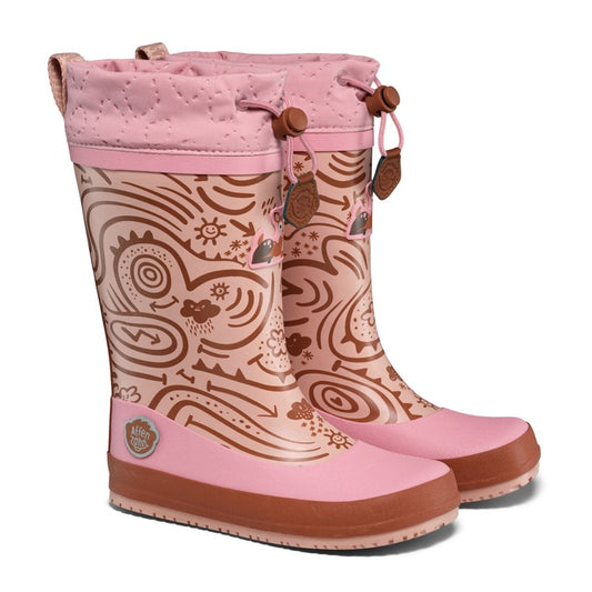 Affenzahn Vegan Puddly Reh Barfuß-Gummistiefel
