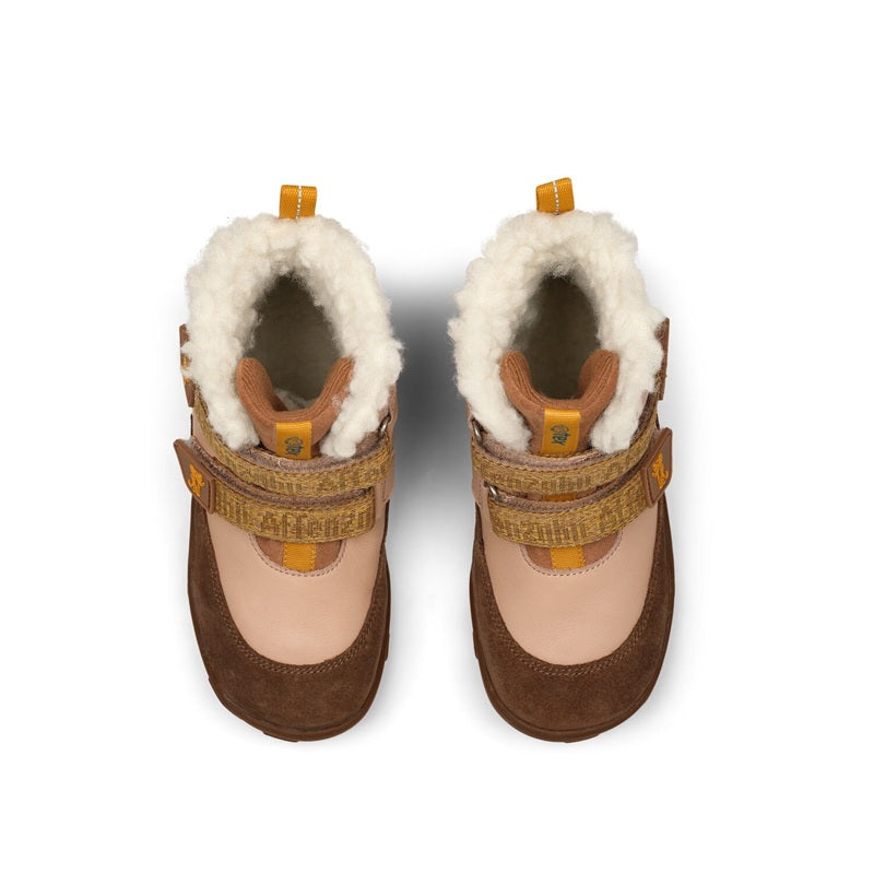 Affenzahn Leder Winty Tiger mit warmem Wollfutter
