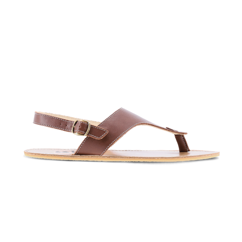 Be Lenka Promenade Dark Brown Barfuß-Sandale für Damen