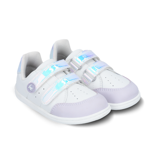 Be Lenka Energise Kids White & Multicolour Barfuß-Sneaker für Kinder
