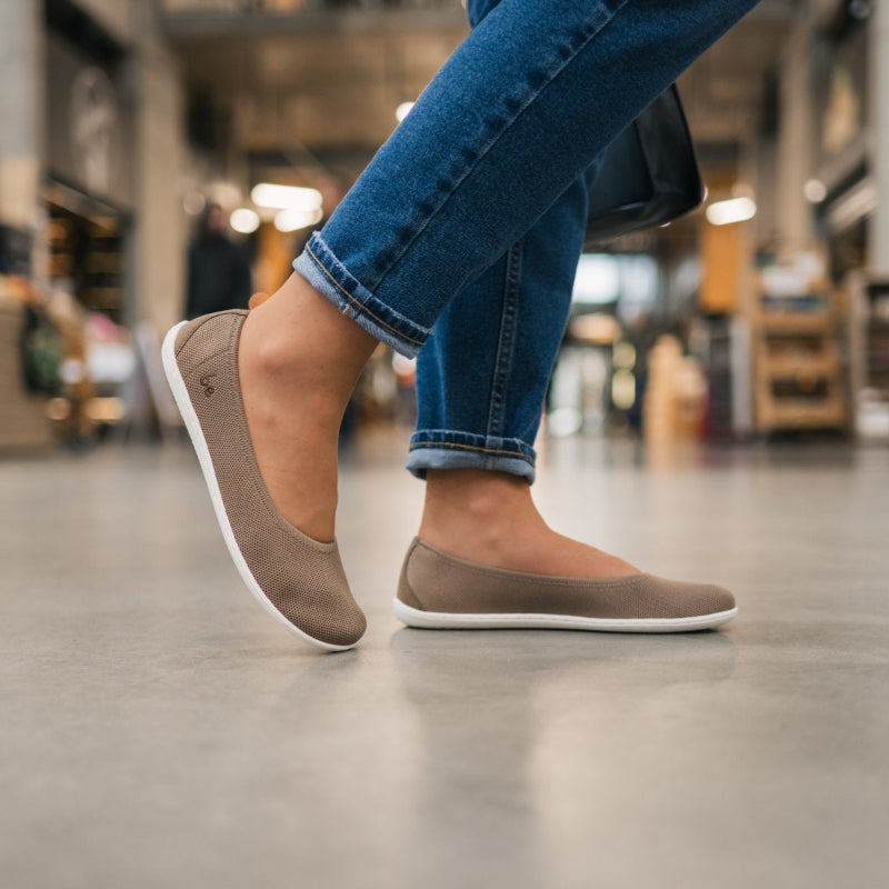 Be Lenka Delight Biscuit Brown Barfuß Ballerina