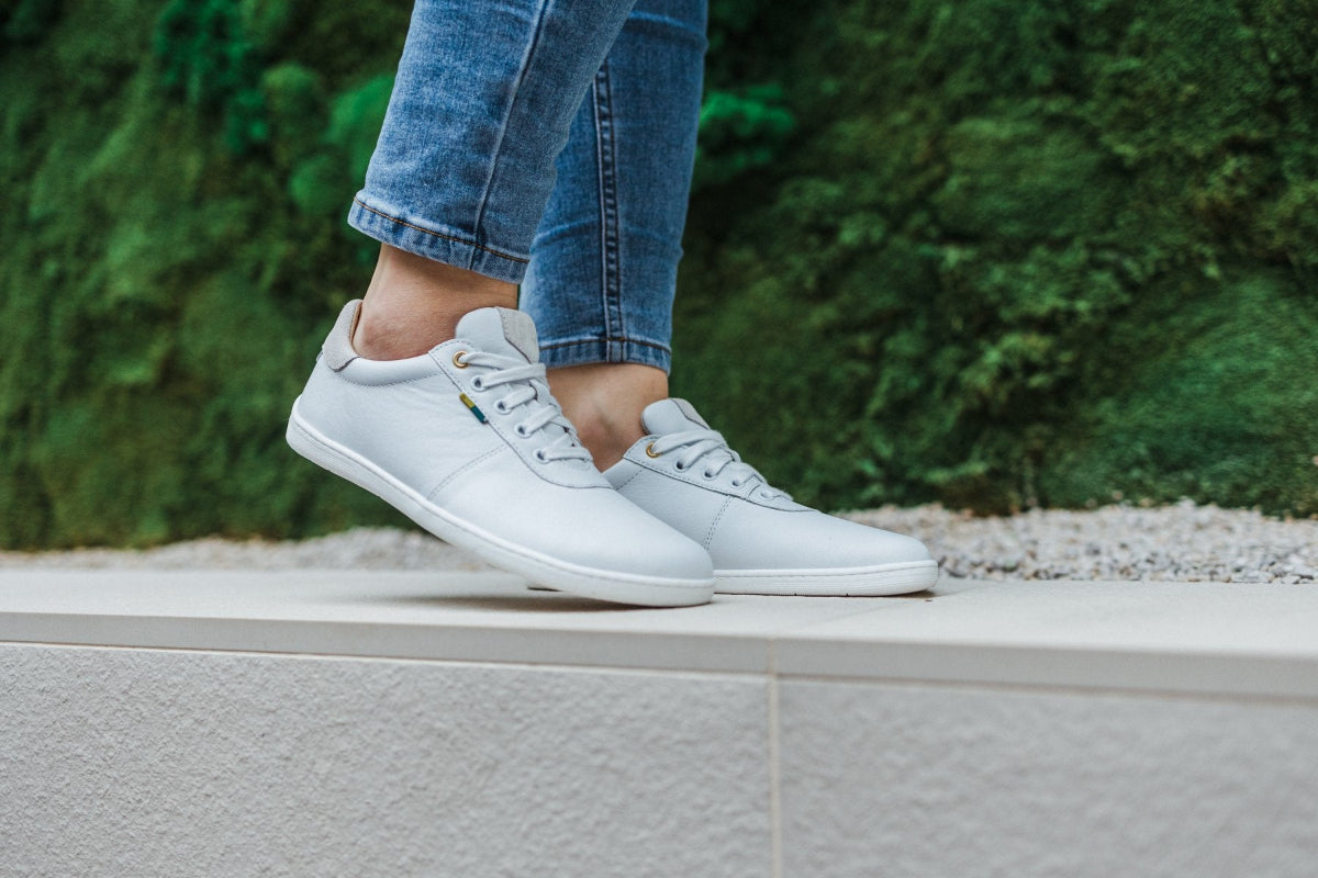 Be Lenka Royale White Beige Barfuß Sneaker