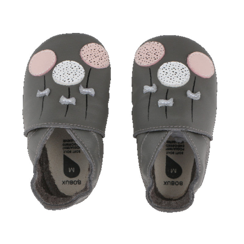 BOBUX Soft Soles Balloons Grey