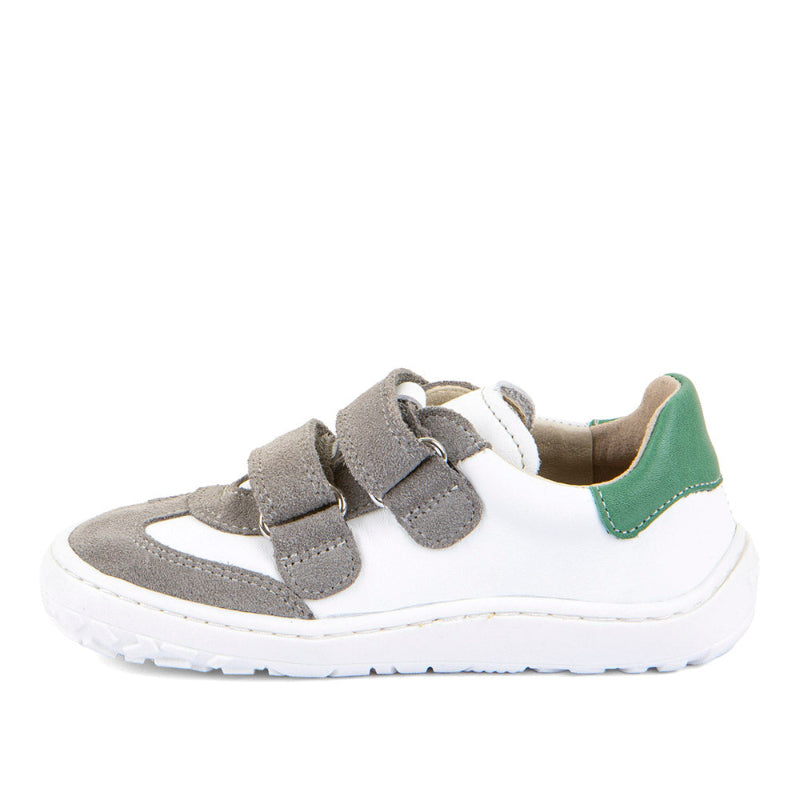 FRODDO Barefoot F-Motion White+ – sportlicher Barfuß-Ledersneaker