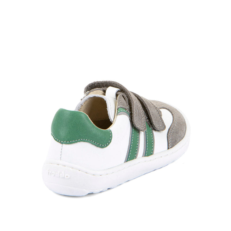 FRODDO Barefoot F-Motion White+ – sportlicher Barfuß-Ledersneaker