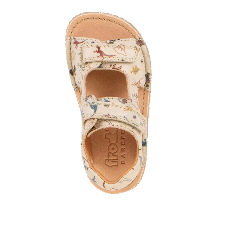 Chromfrei gegerbtes Leder der Froddo Barefoot Flexy Mini Beige