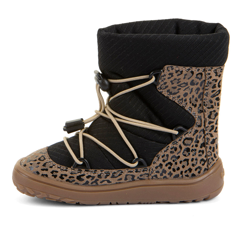 Froddo Barefoot Tex Track Wool Seitenansicht Leomuster
