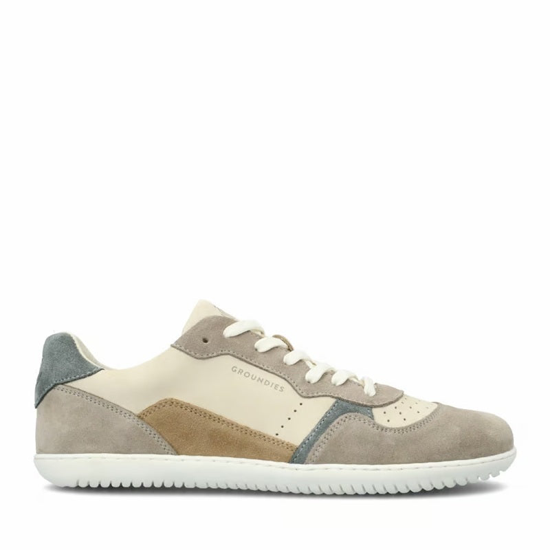 Groundies Nova GO1 Beige Sage Green Barfuß-Sneaker