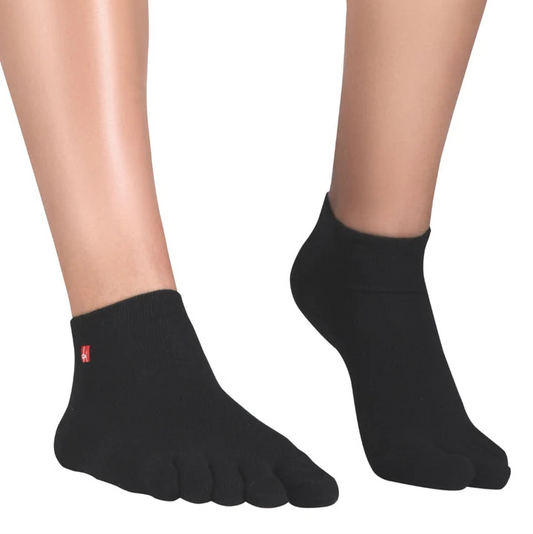 Knitido Zehensocken Track & Trail ultralite fresh Schwarz