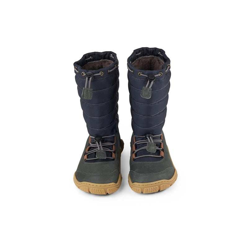 Robuster Barfuß-Winterstiefel mit Schafwollfutter